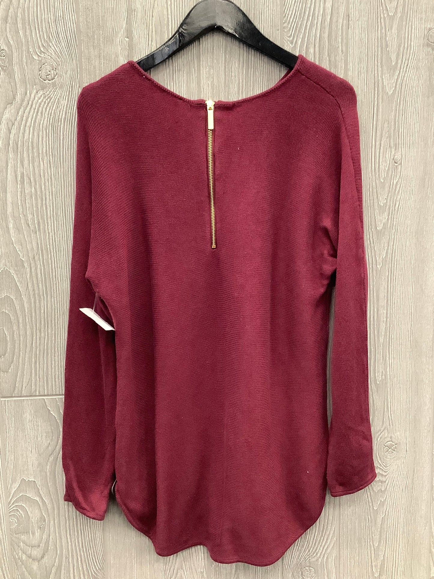 Top Long Sleeve By Michael By Michael Kors In Purple, Size: M