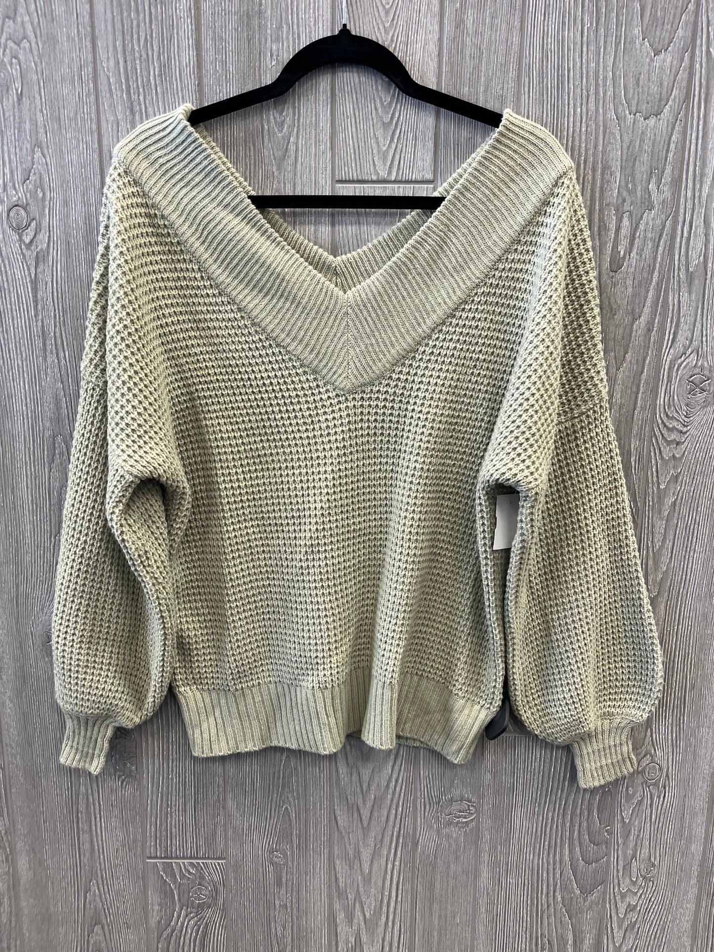 Sweater By Zenana Outfitters In Green, Size: S