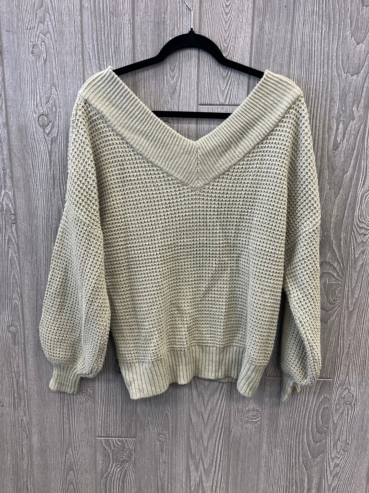 Sweater By Zenana Outfitters In Green, Size: S