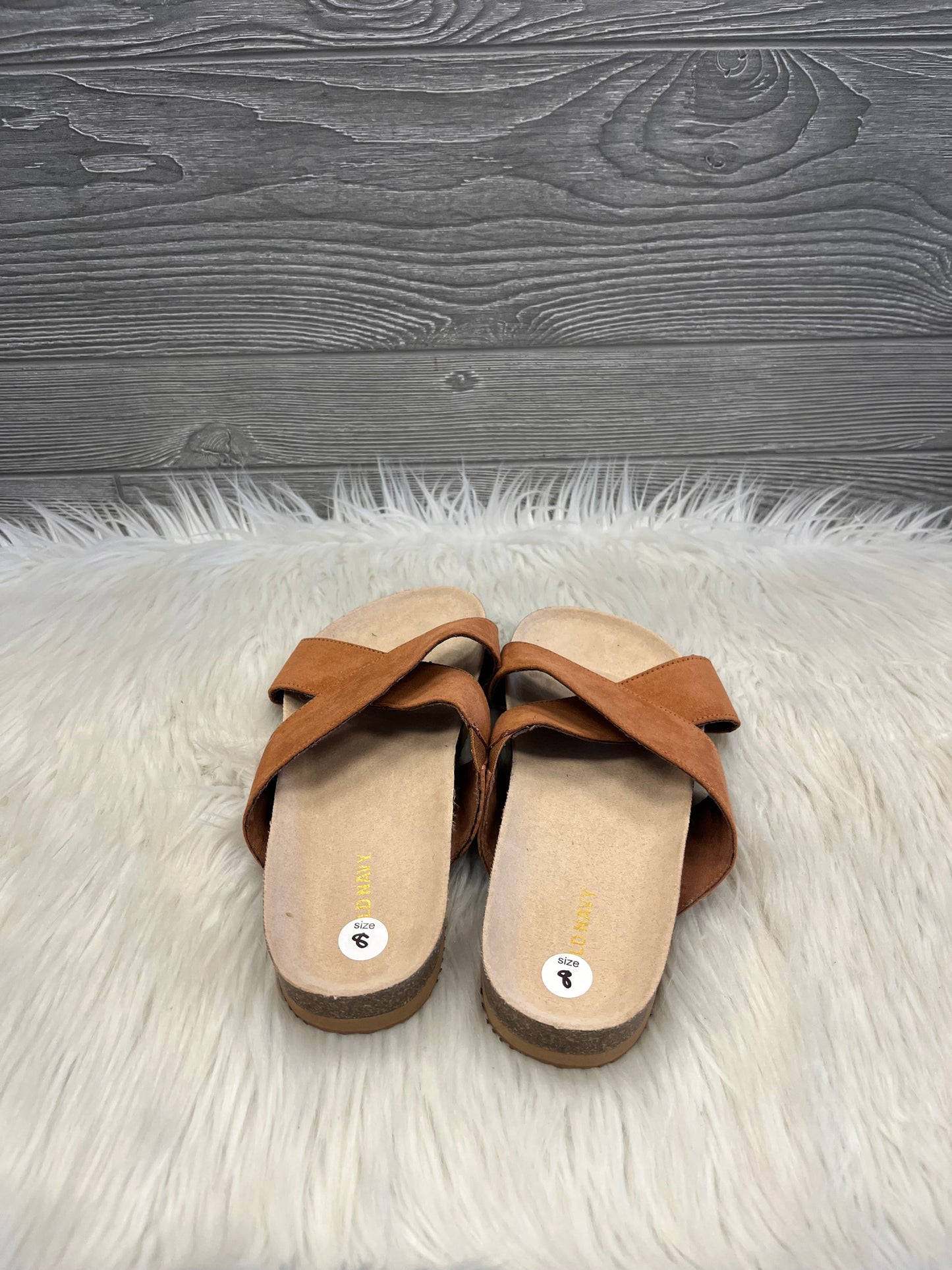 Sandals Flats By Old Navy In Brown, Size: 8