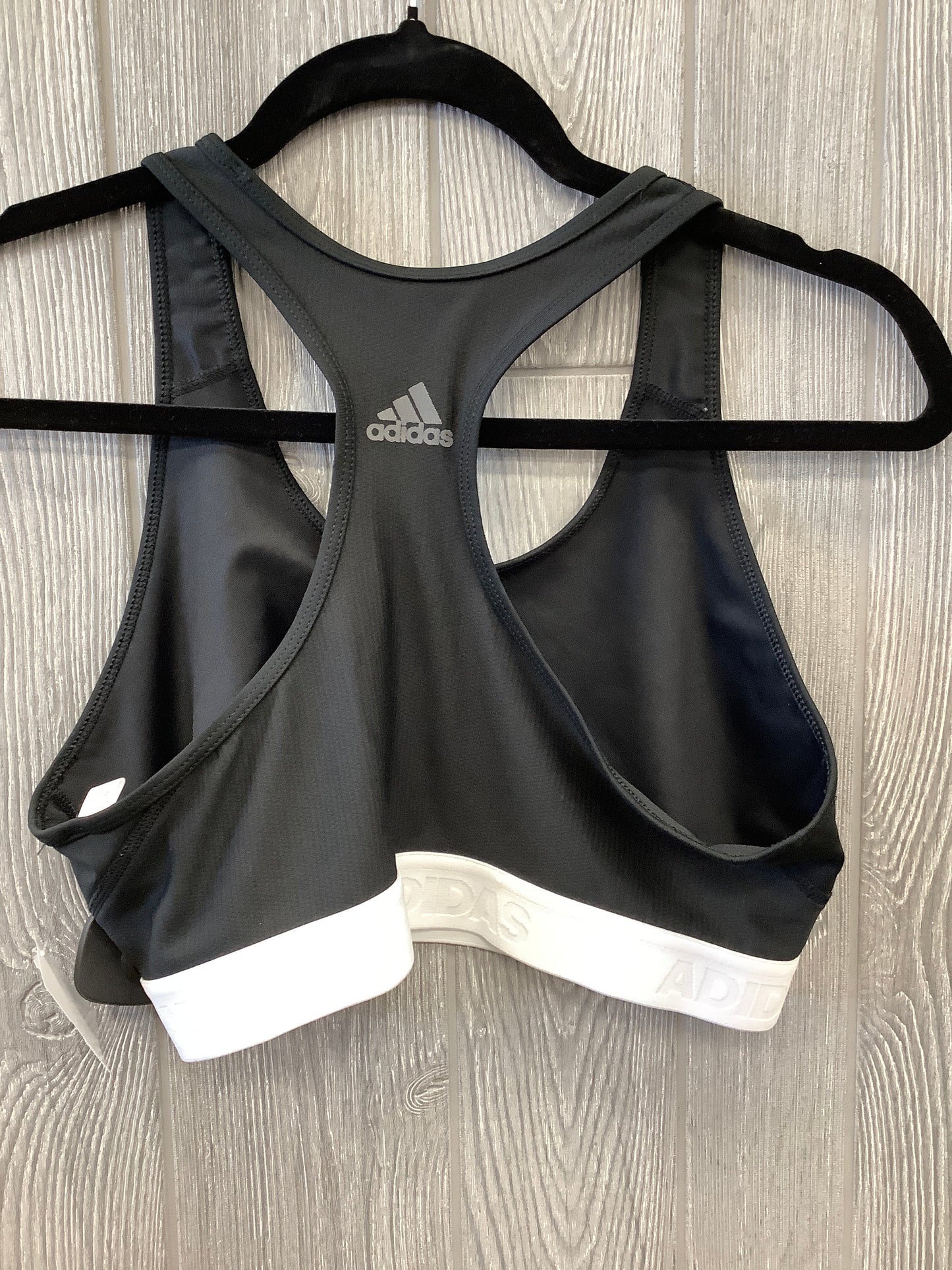 Athletic Bra By Adidas In Black, Size: L