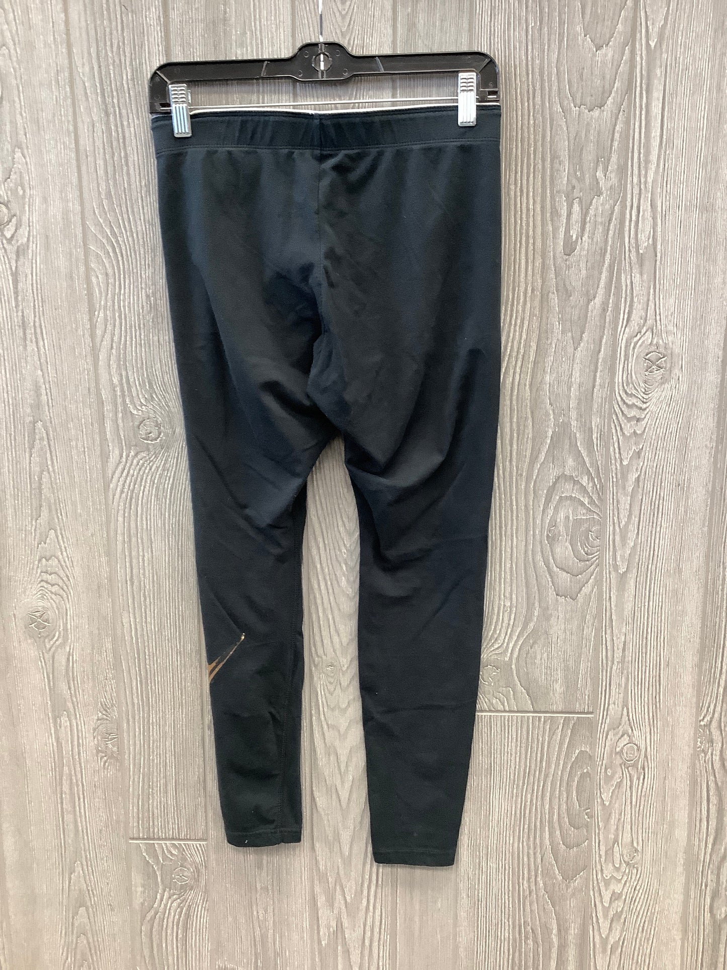 Athletic Leggings By Nike Apparel In Black, Size: M