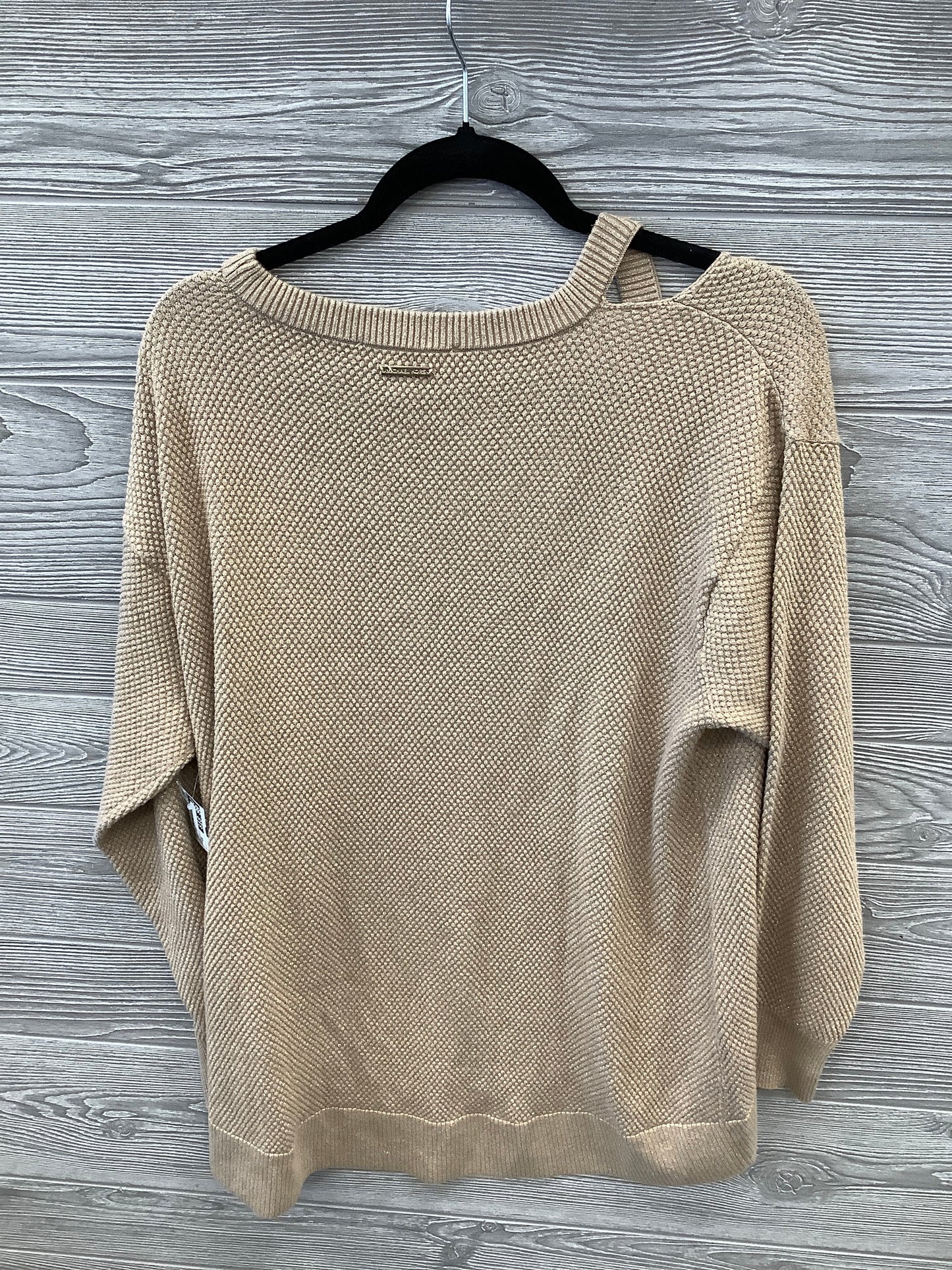 Sweater By Michael By Michael Kors In Gold, Size: 2x