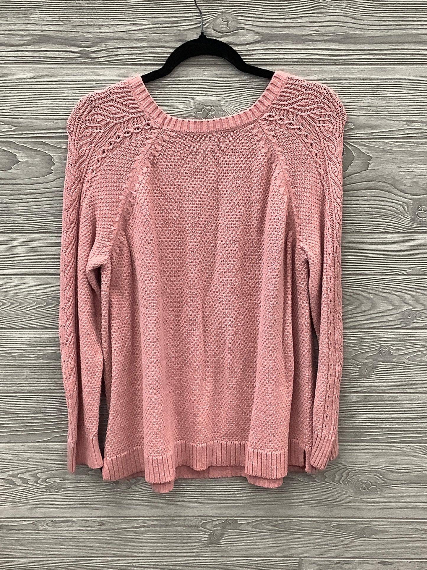 Sweater By Sonoma In Pink, Size: Xxl