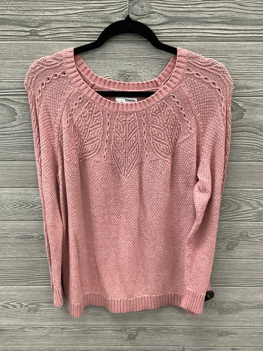 Sweater By Sonoma In Pink, Size: Xxl