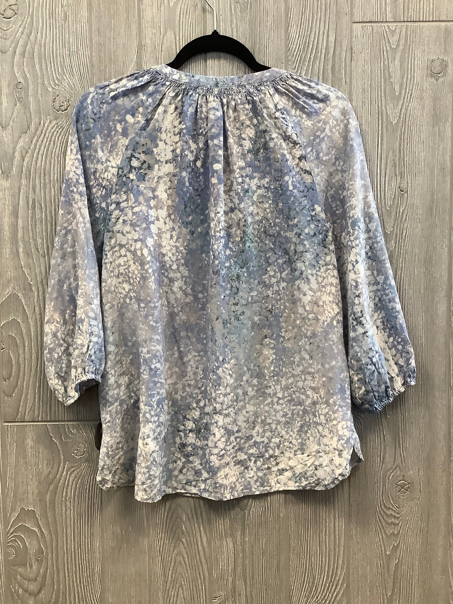 Blouse 3/4 Sleeve By Cynthia Rowley In Blue, Size: M