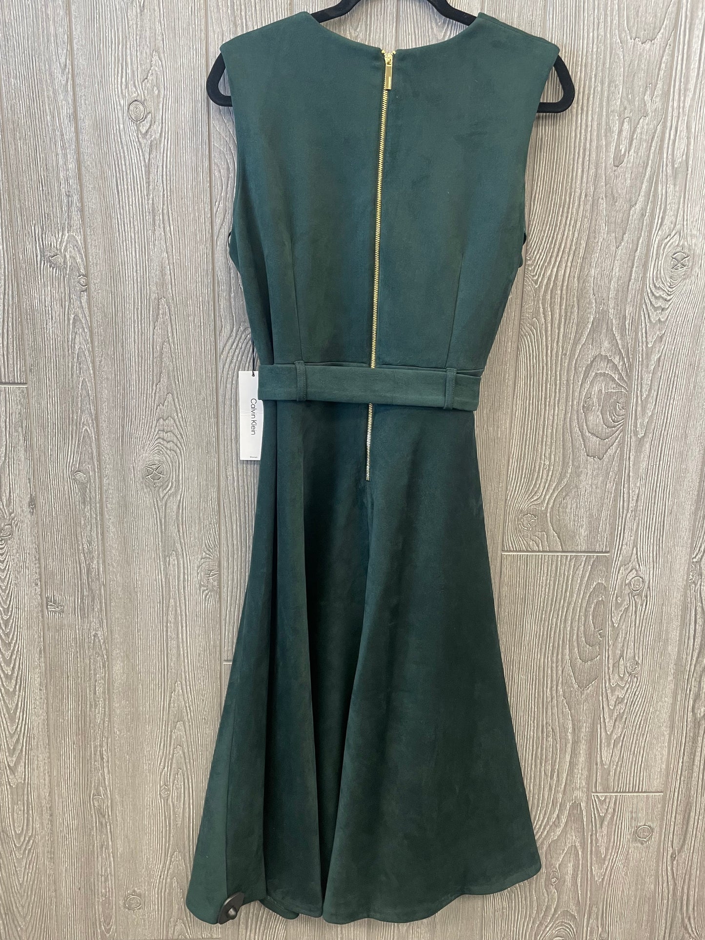 Dress Party Midi By Calvin Klein In Green, Size: L