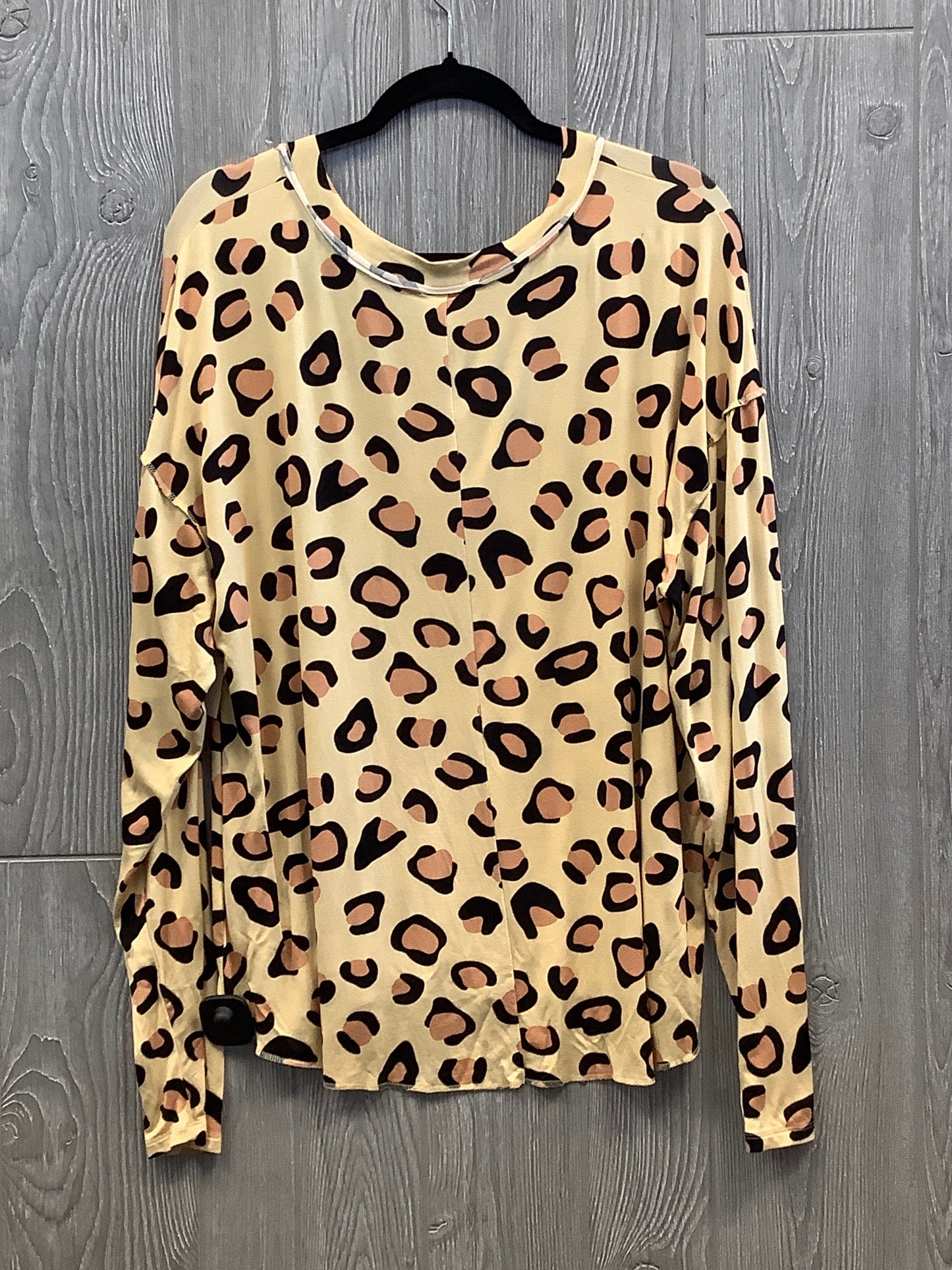 Top Long Sleeve By Lularoe In Animal Print, Size: Xl