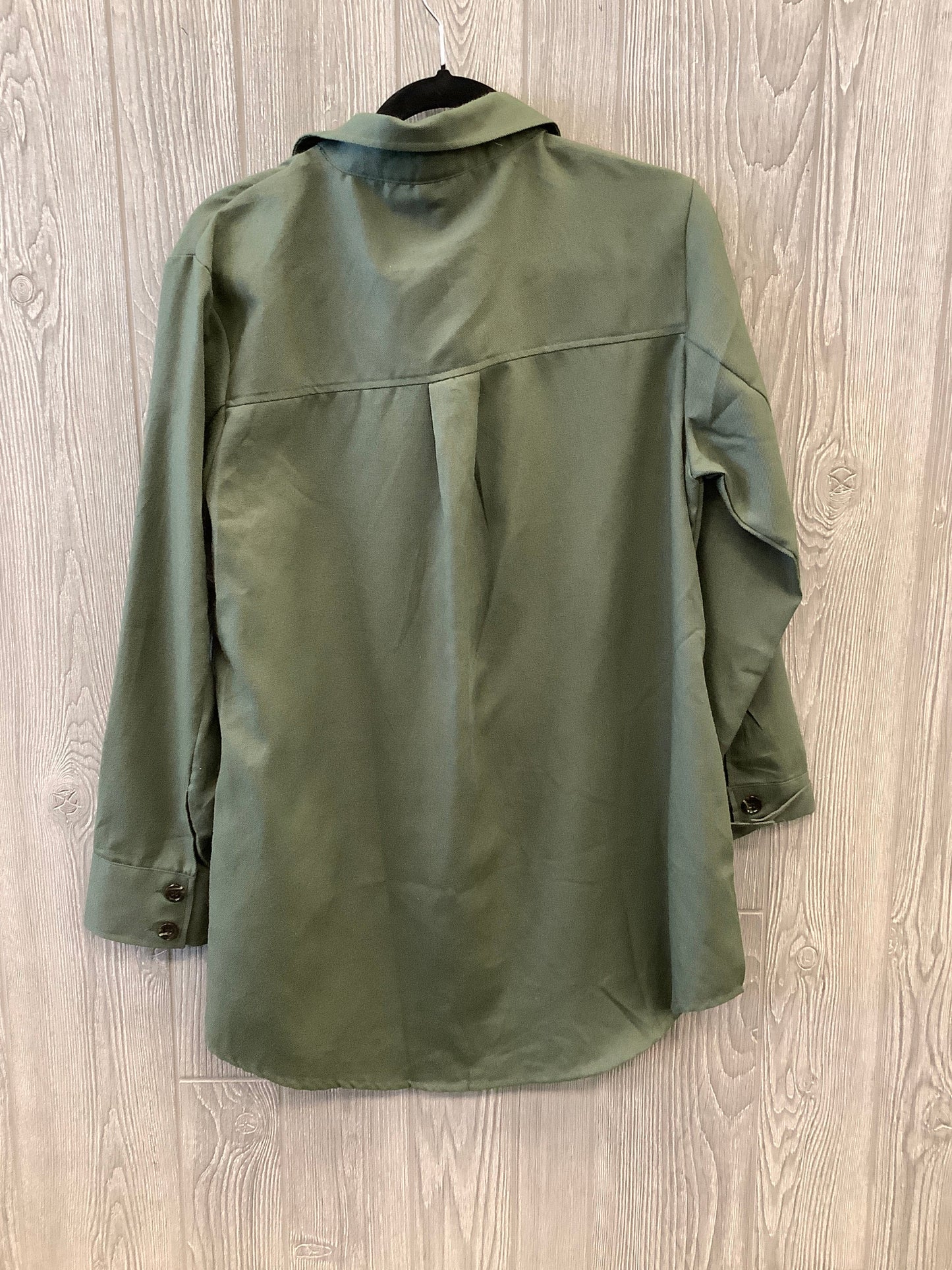 Jacket Shirt By Lularoe In Green, Size: M