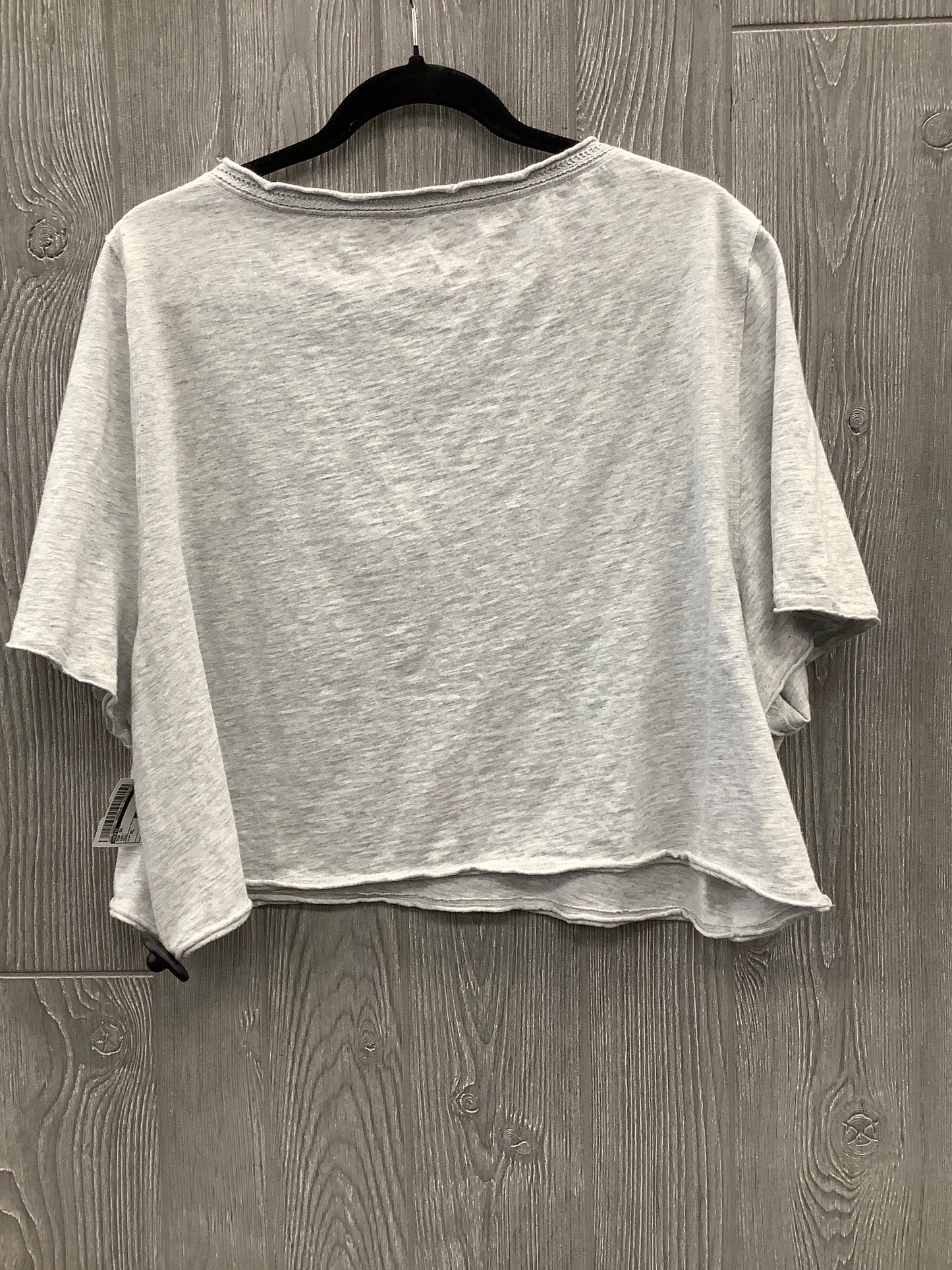 Top Short Sleeve By Aerie In Grey, Size: Xl