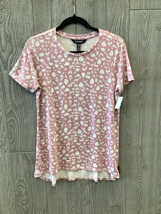 Top Short Sleeve By Ellen Tracy In Pink, Size: S