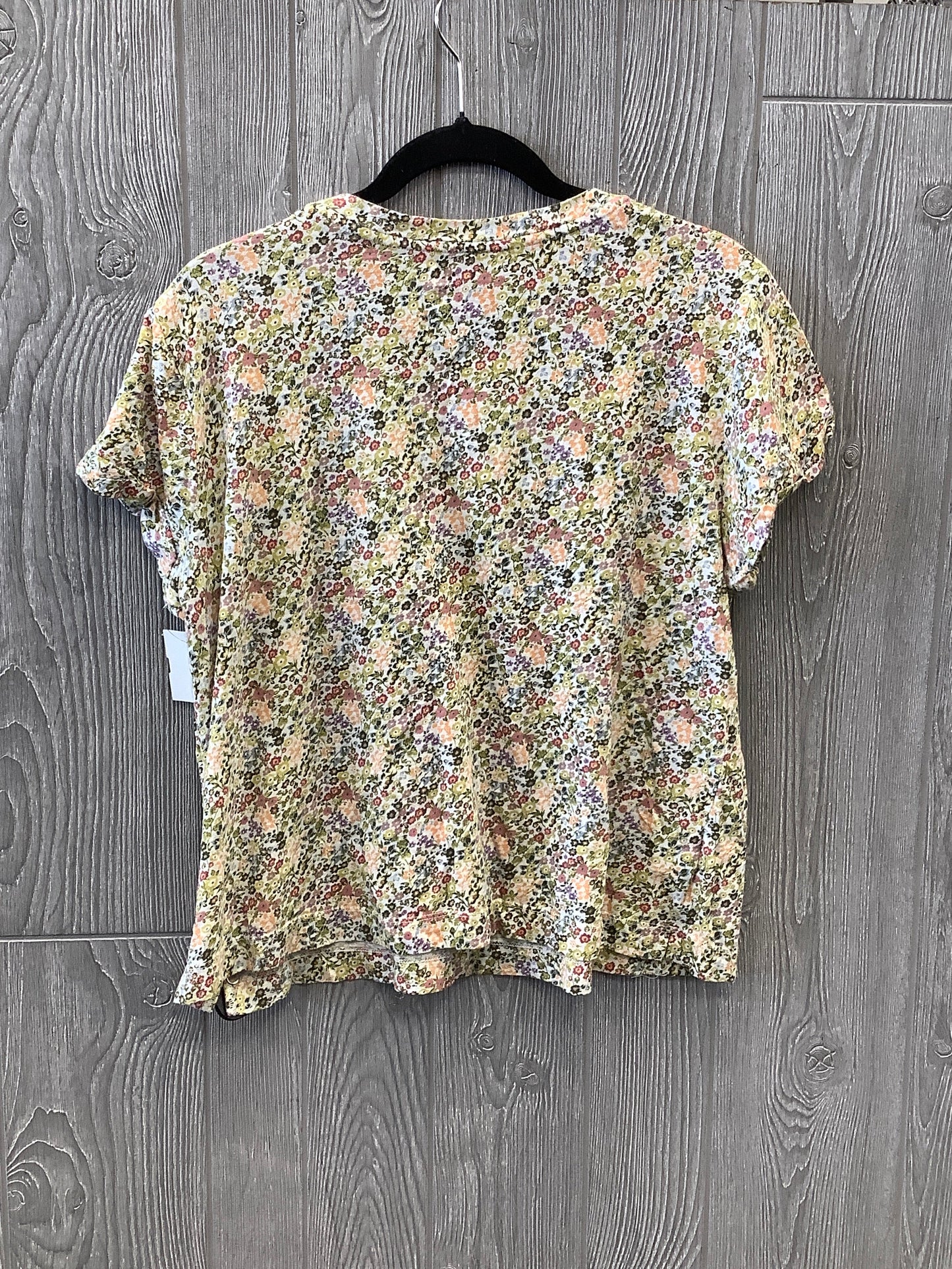 Top Short Sleeve By Loft In Green, Size: Xl