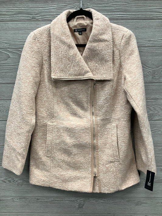 Coat Peacoat By Inc In Pink, Size: L