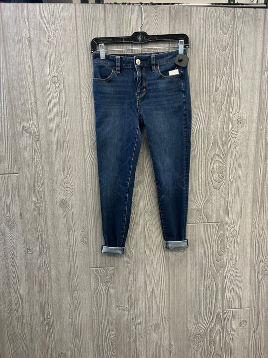 Jeans Skinny By American Eagle In Blue Denim, Size: 0