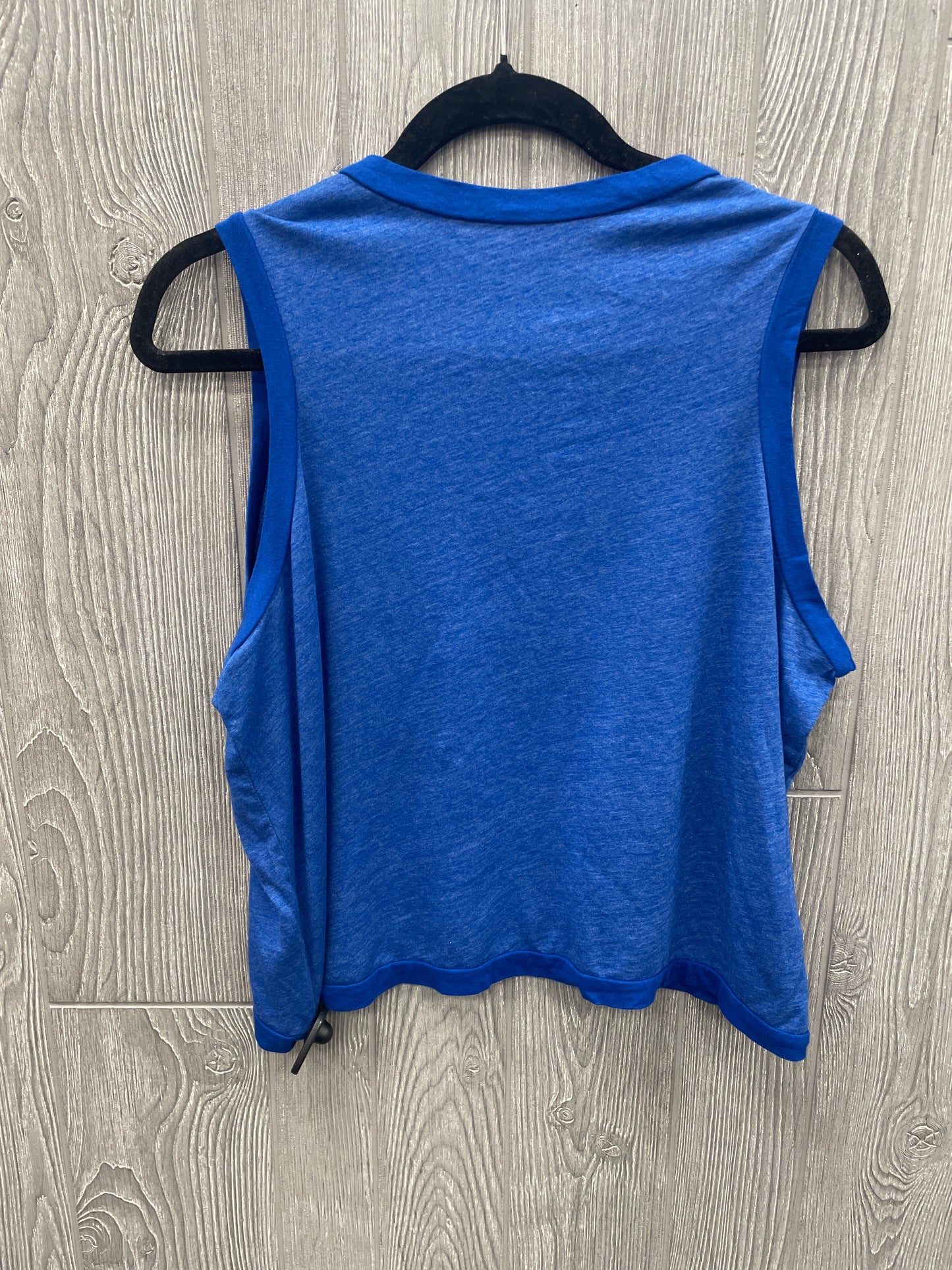 Top Sleeveless By Clothes Mentor In Blue, Size: M