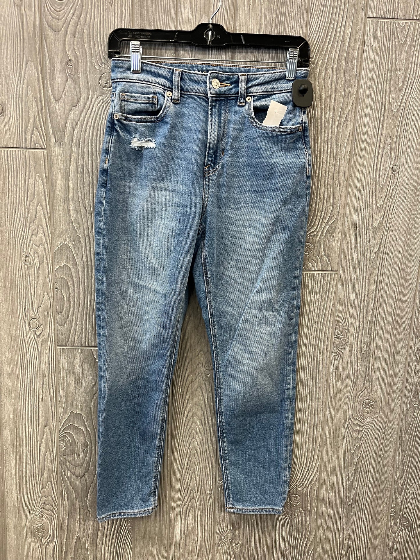 Jeans Skinny By American Eagle In Blue Denim, Size: 0