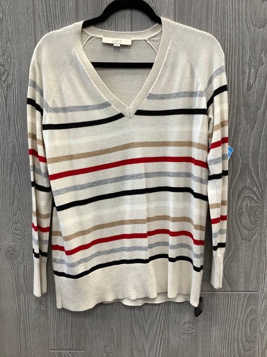 Sweater By Loft In Cream, Size: S