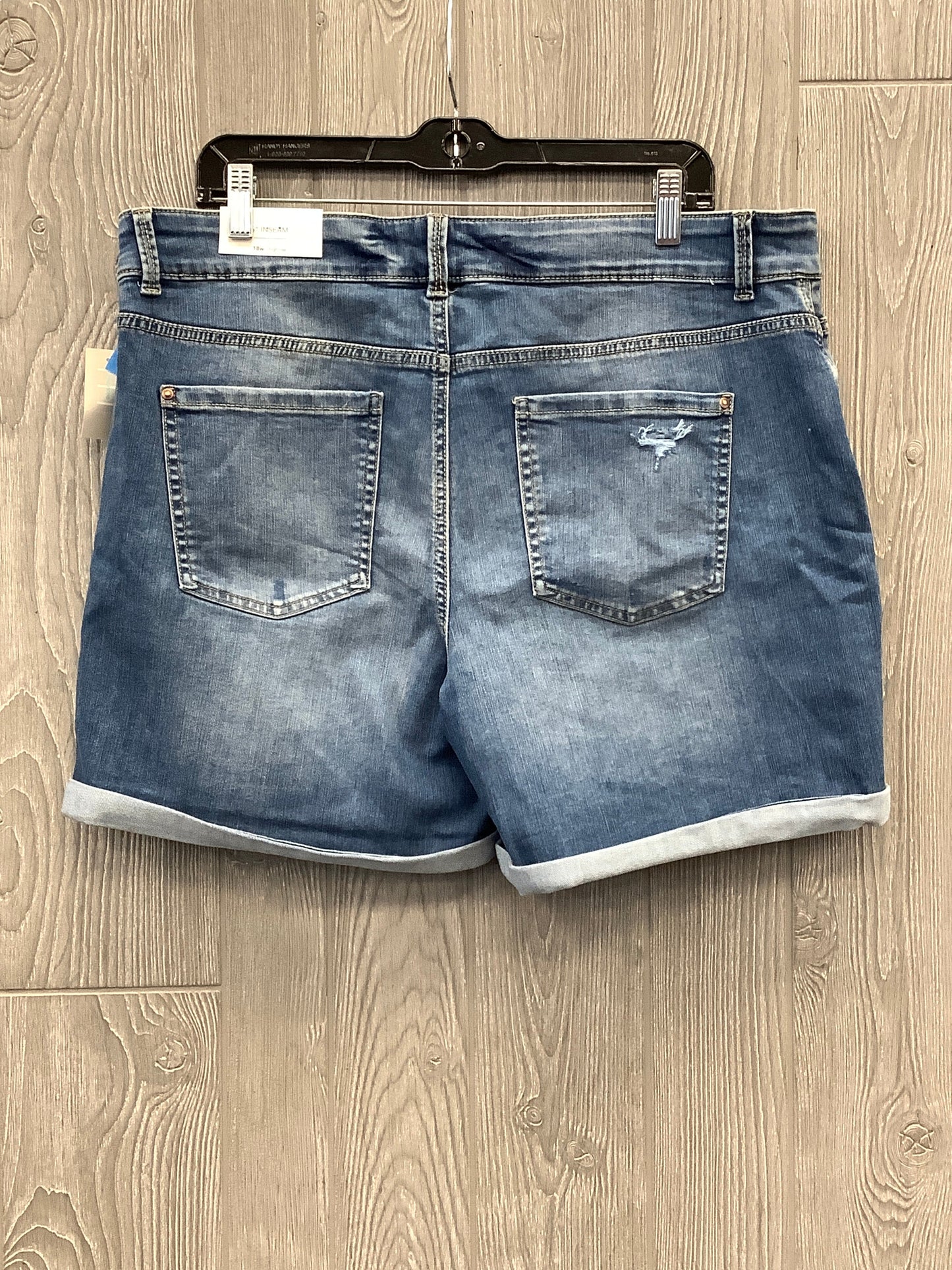 Shorts By Maurices In Blue Denim, Size: 18