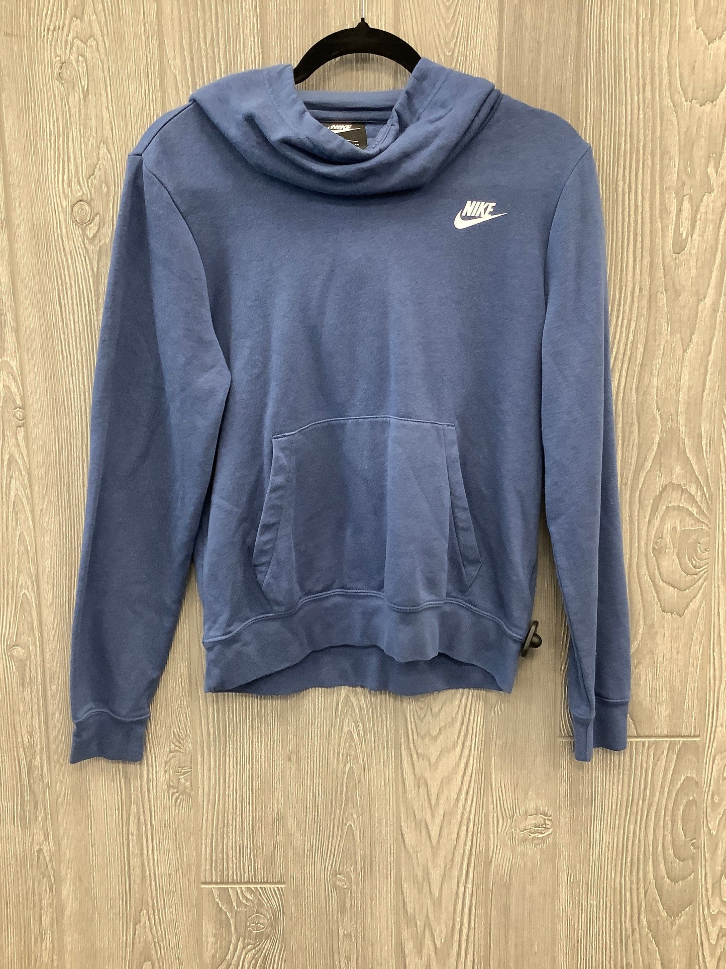 Athletic Sweatshirt Hoodie By Nike Apparel In Blue, Size: S