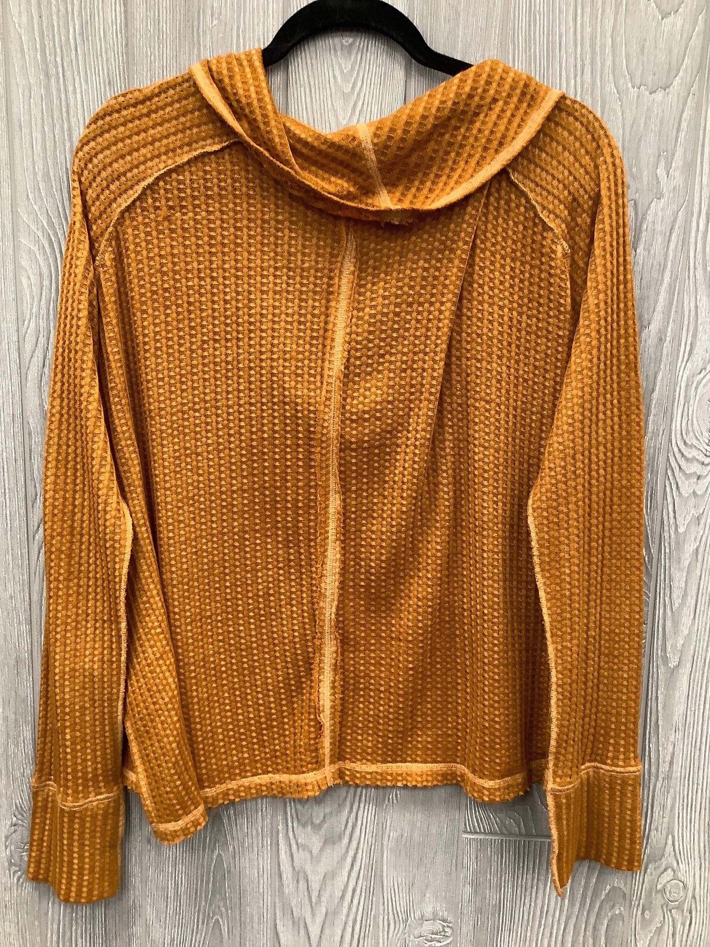 Top Long Sleeve By We The Free In Brown, Size: L