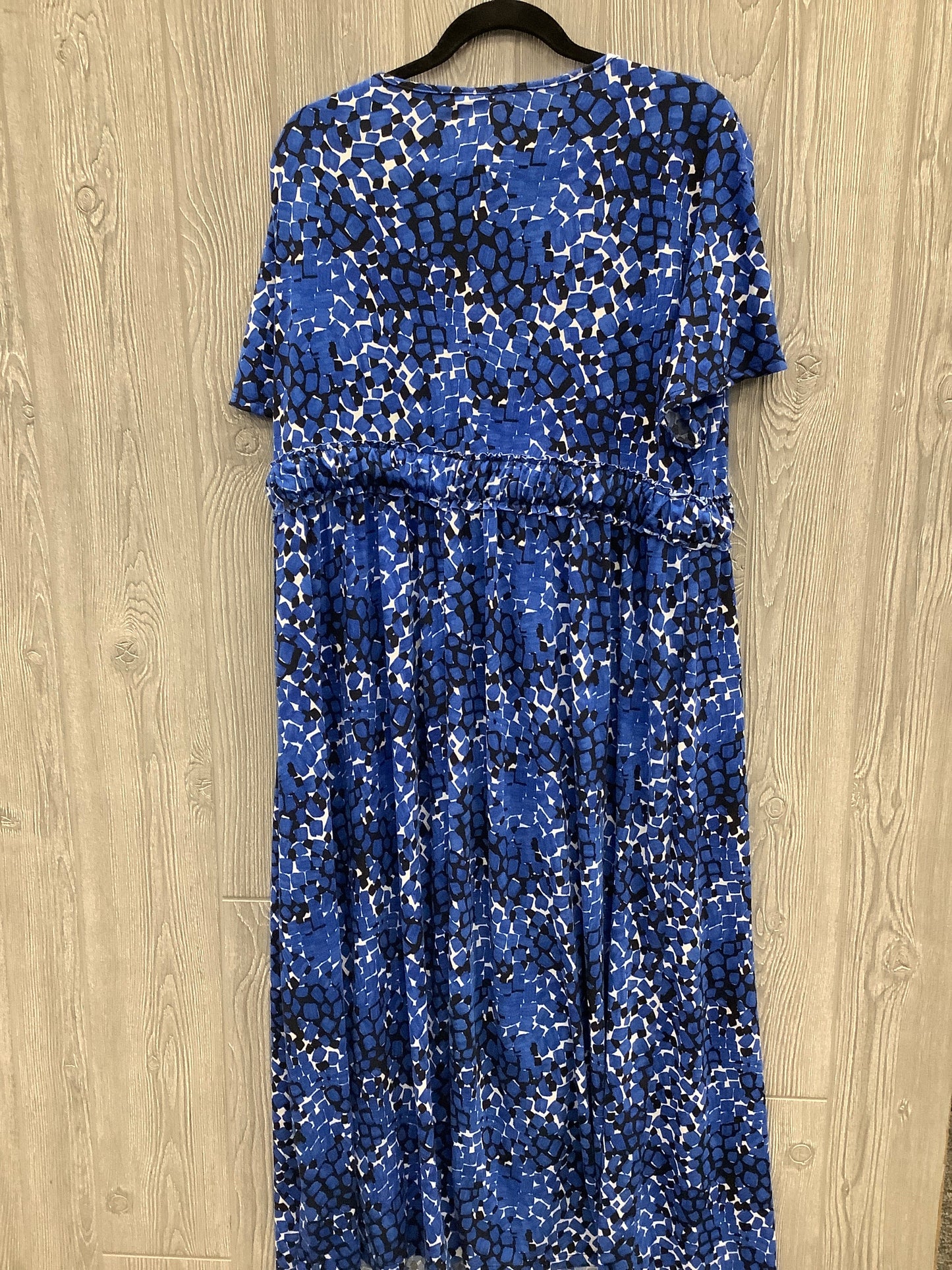 Dress Casual Maxi By Just My Size In Blue, Size: 3x