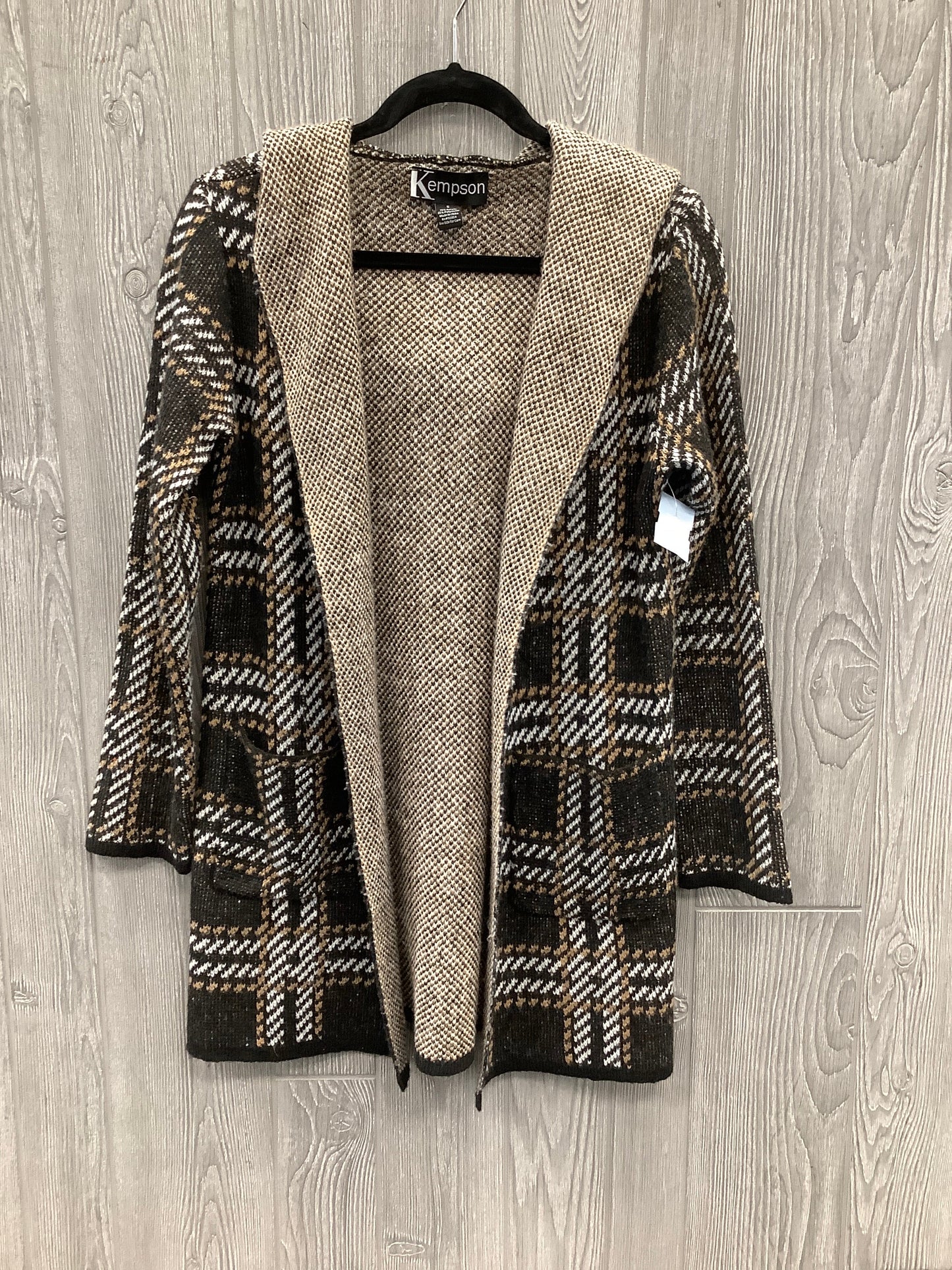 Sweater Cardigan By Clothes Mentor In Brown, Size: S