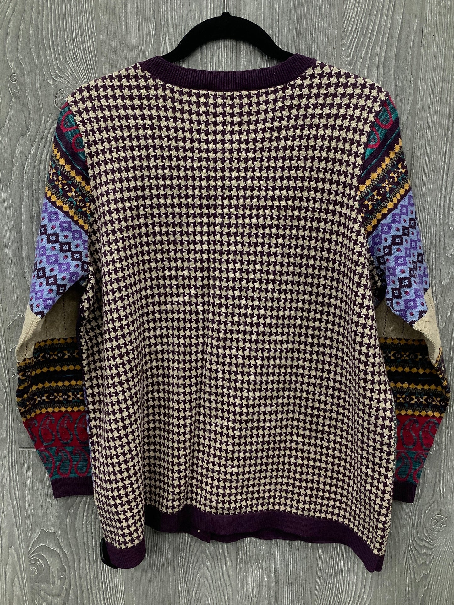 Sweater Cardigan By Coldwater Creek In Purple, Size: Lp