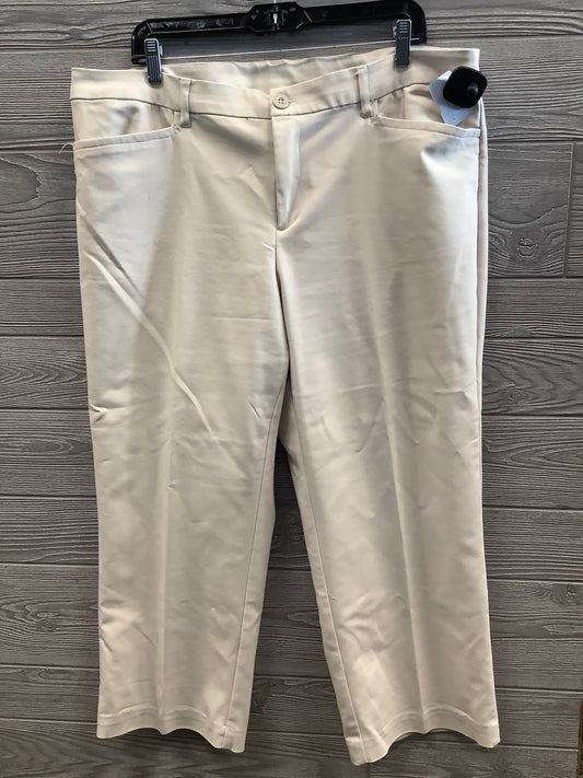 Pants Chinos & Khakis By Christopher And Banks In Cream, Size: 16