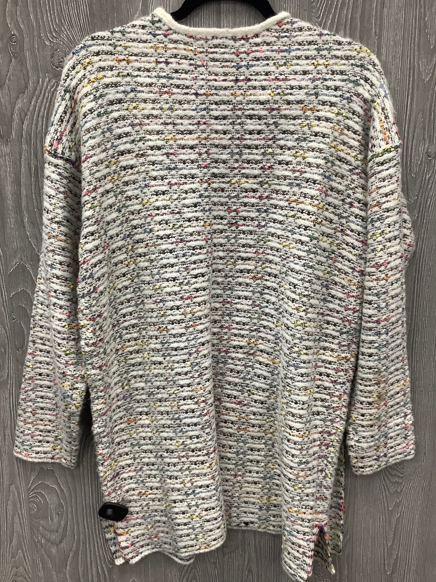 Sweater Cardigan By Christopher And Banks In Multi-colored, Size: L