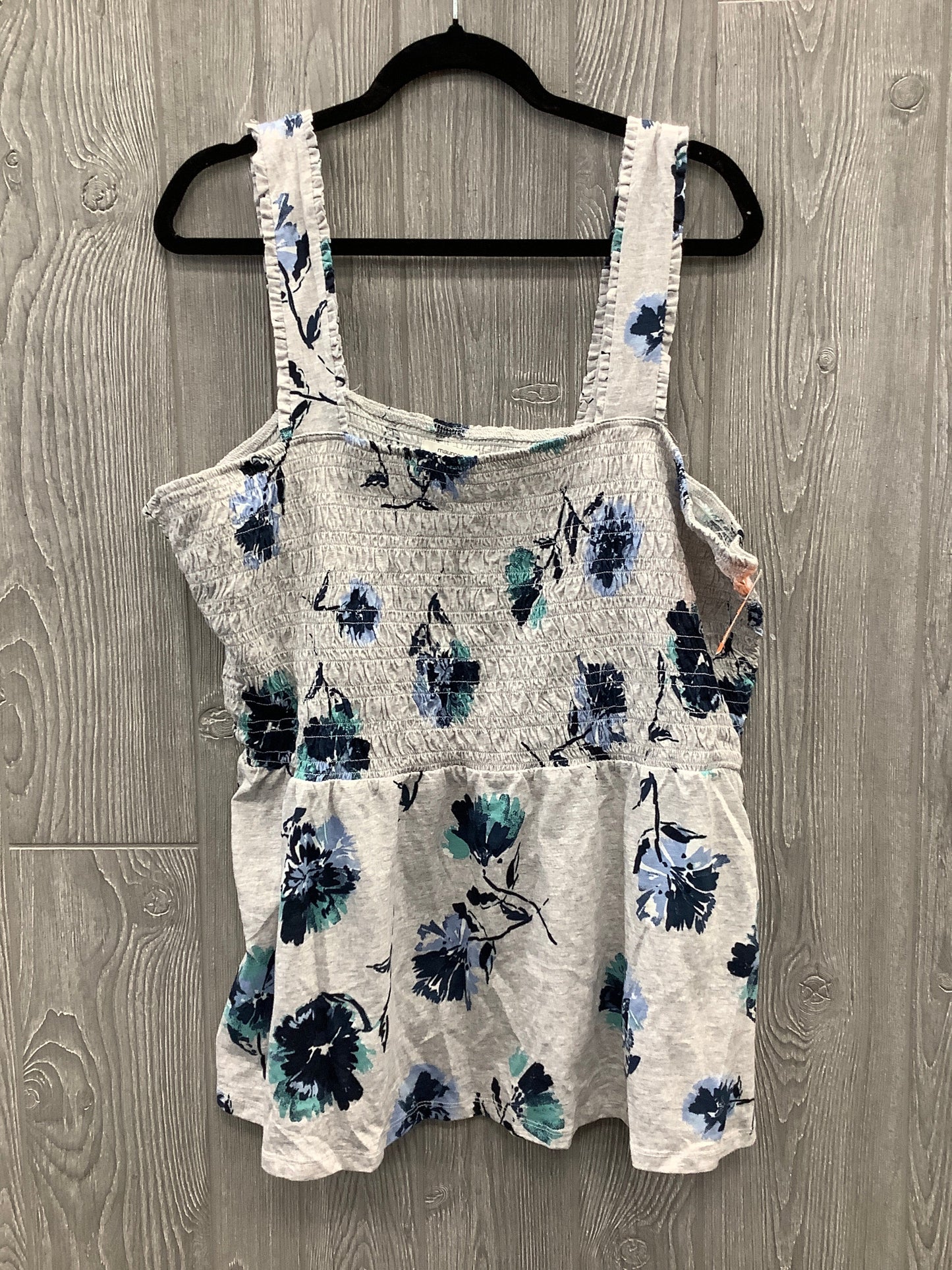 Top Sleeveless By Maurices In Grey, Size: 3x