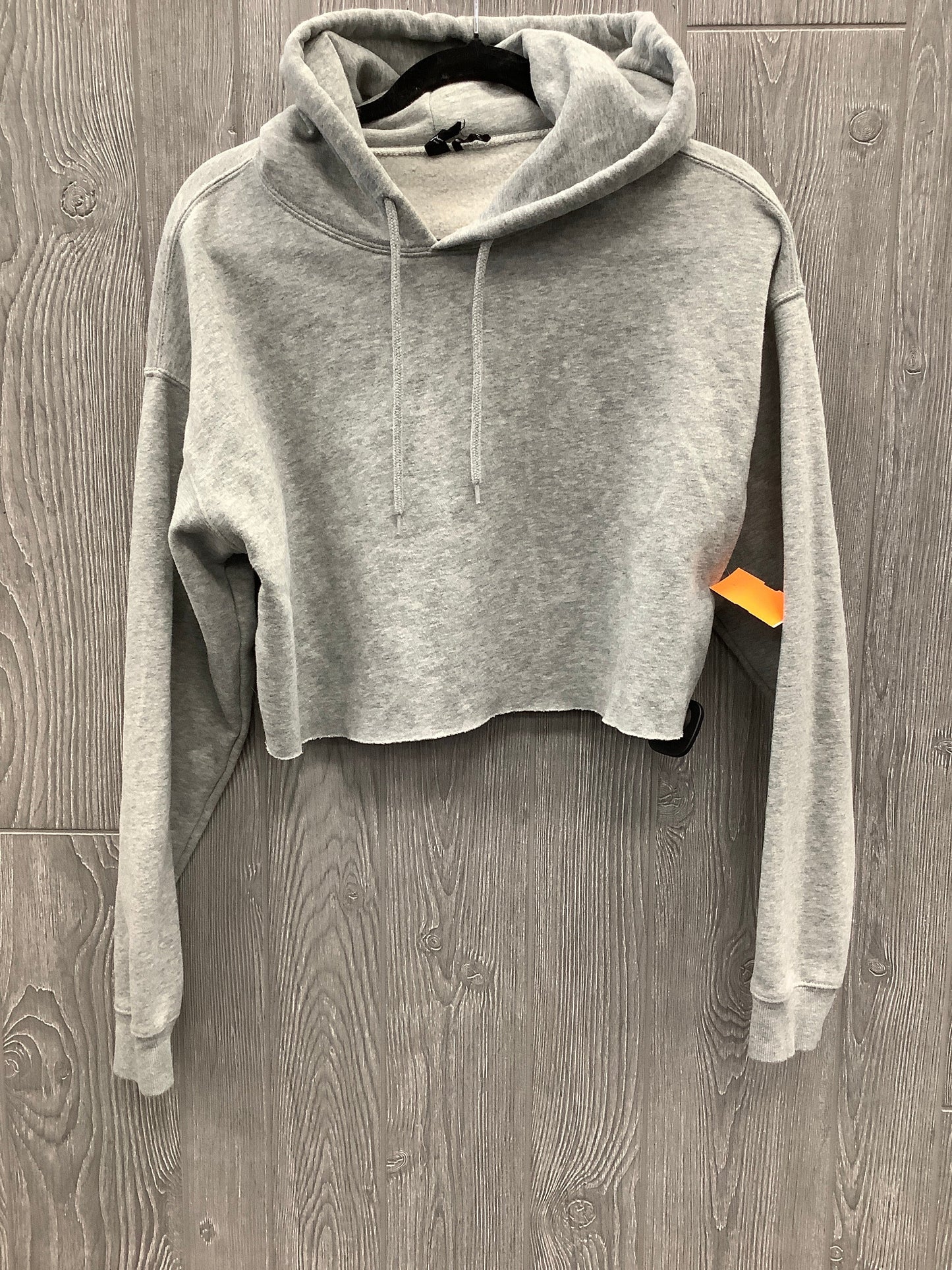 Athletic Sweatshirt Hoodie By Urban Outfitters In Grey, Size: S