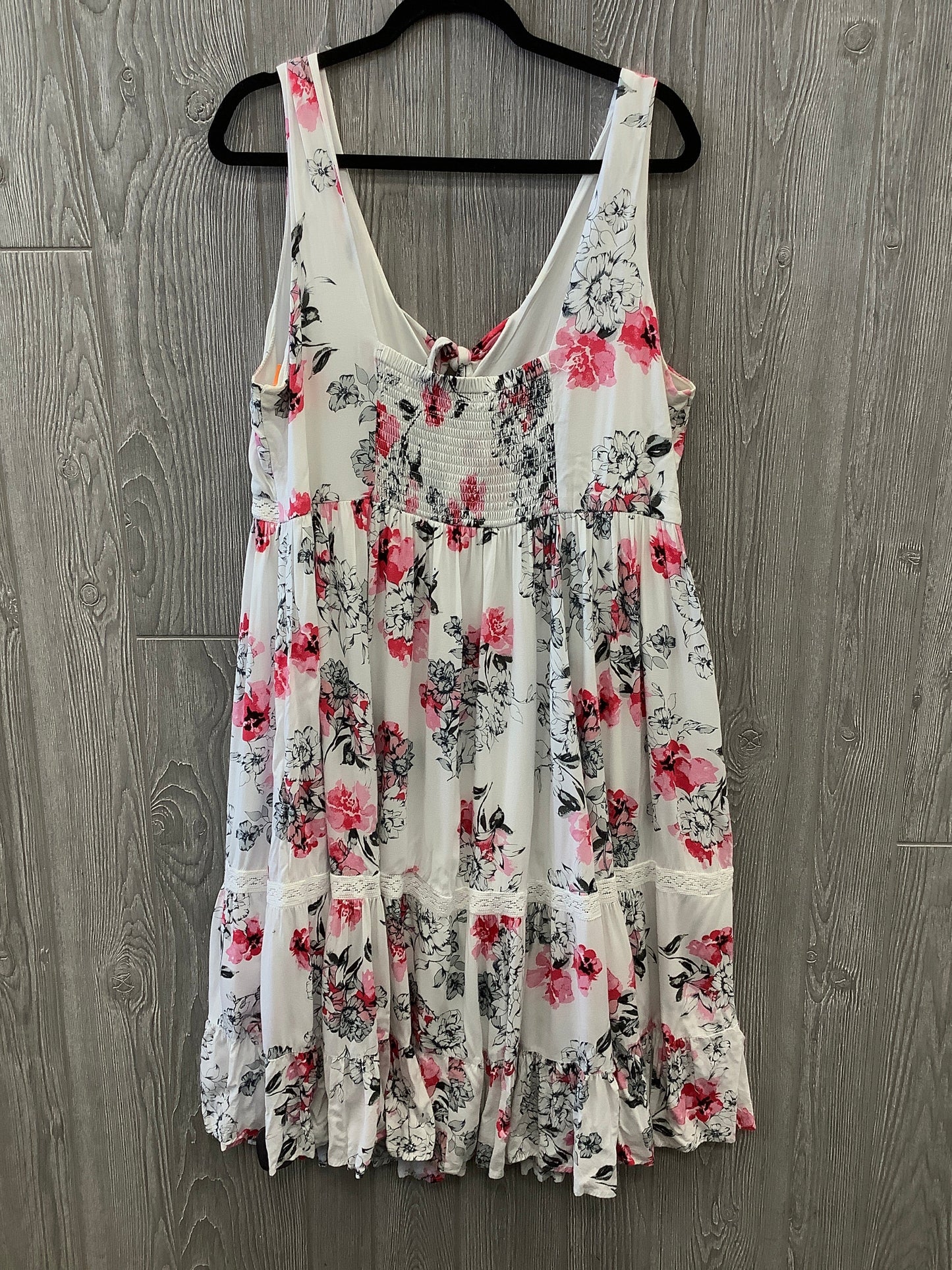 Dress Casual Midi By Torrid In Floral Print, Size: 2x