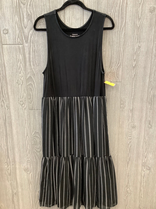 Dress Casual Midi By Torrid In Black, Size: 1x