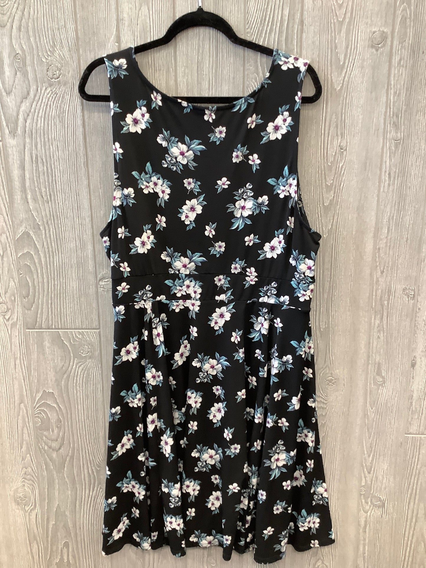 Dress Casual Midi By Torrid In Floral Print, Size: 3x