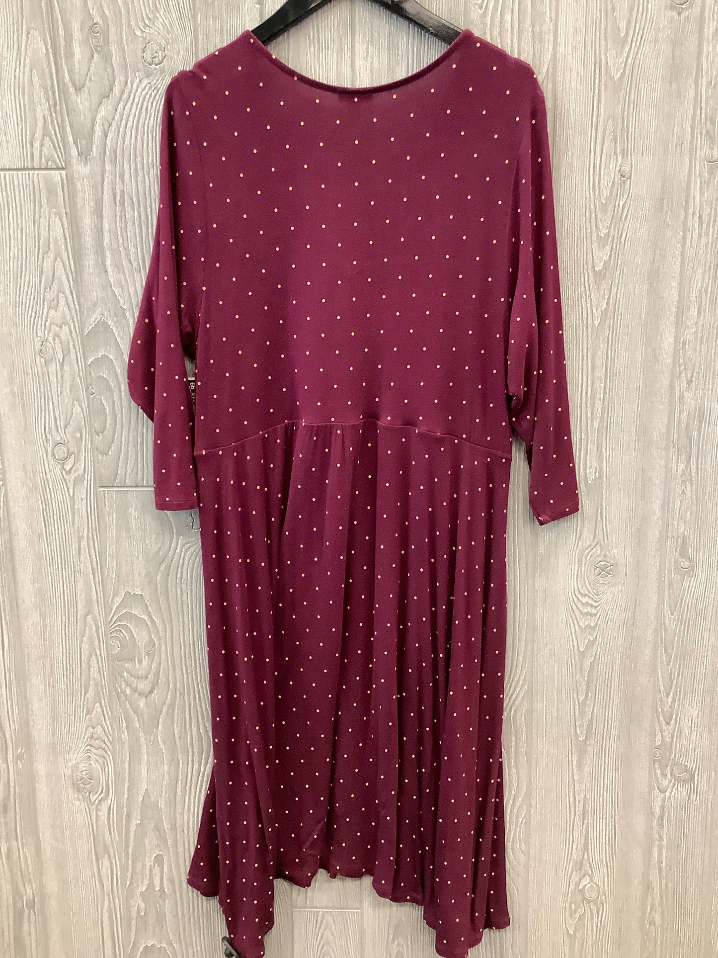 Dress Casual Midi By Torrid In Purple, Size: 2x