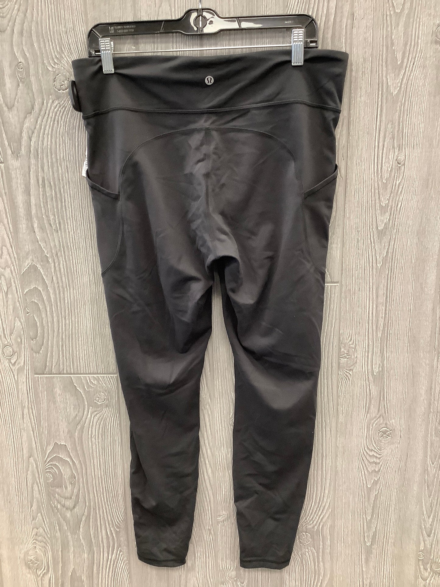 Athletic Leggings By Lululemon In Black, Size: L