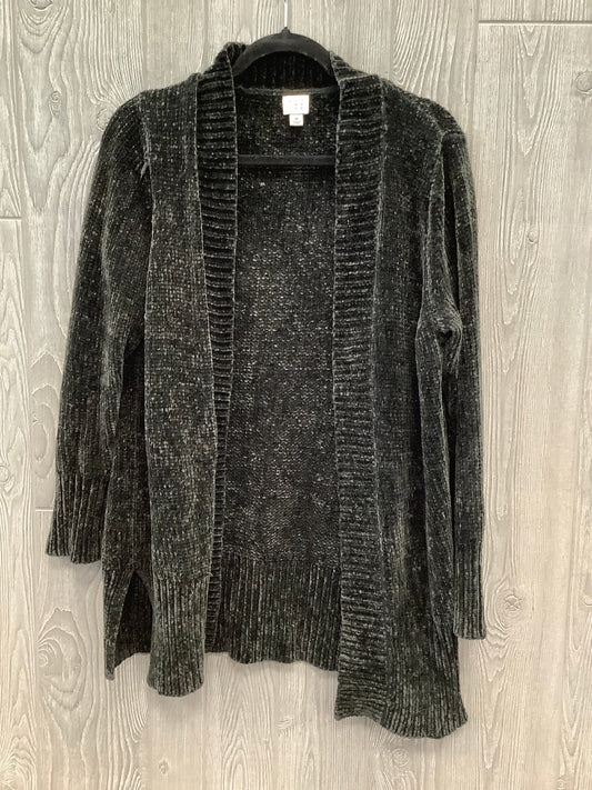 Sweater Cardigan By A New Day In Black, Size: M