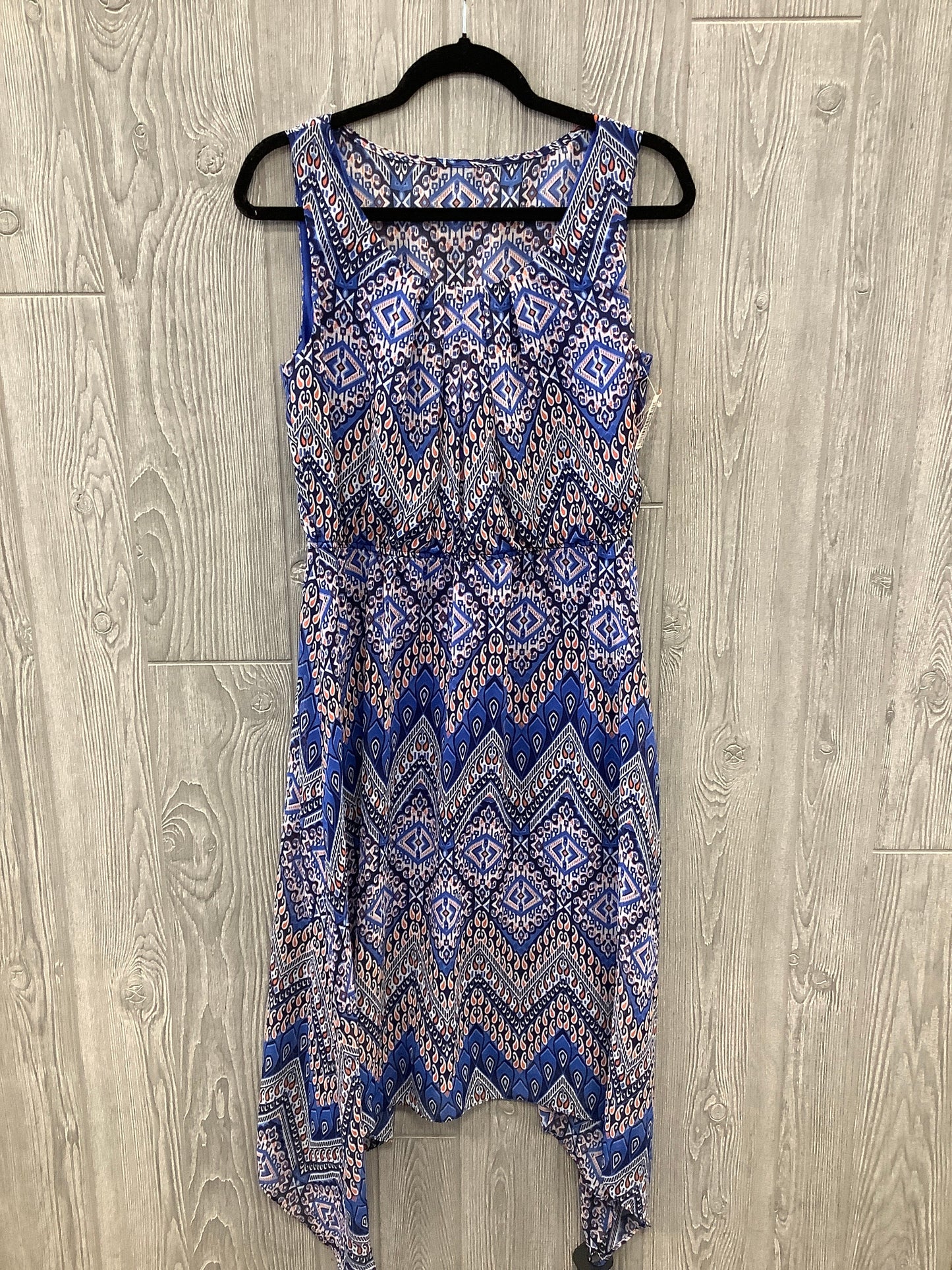 Dress Casual Midi By Ab Studio In Blue, Size: M