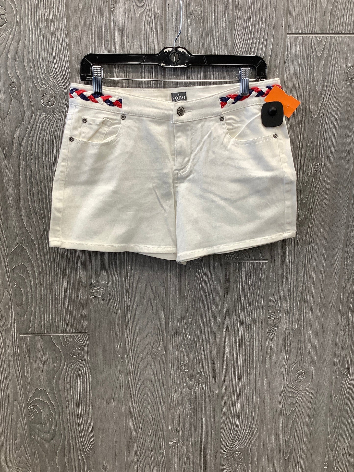 Shorts By New York And Co In White Denim, Size: 6