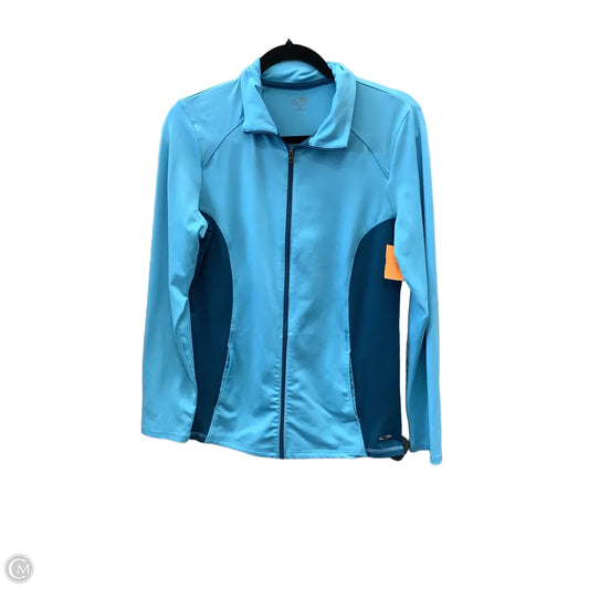 Athletic Jacket By Champion In Blue, Size: M