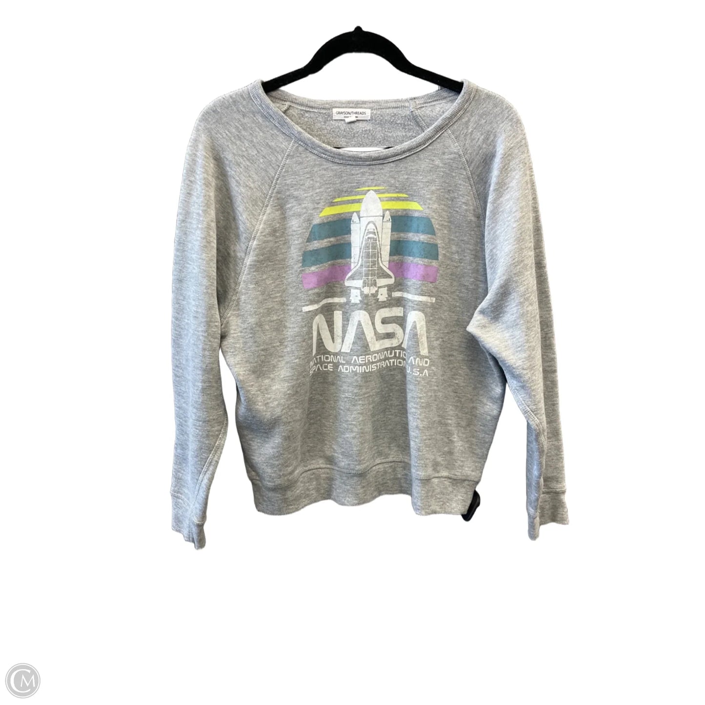 Sweatshirt Crewneck By Grayson Threads In Grey, Size: S