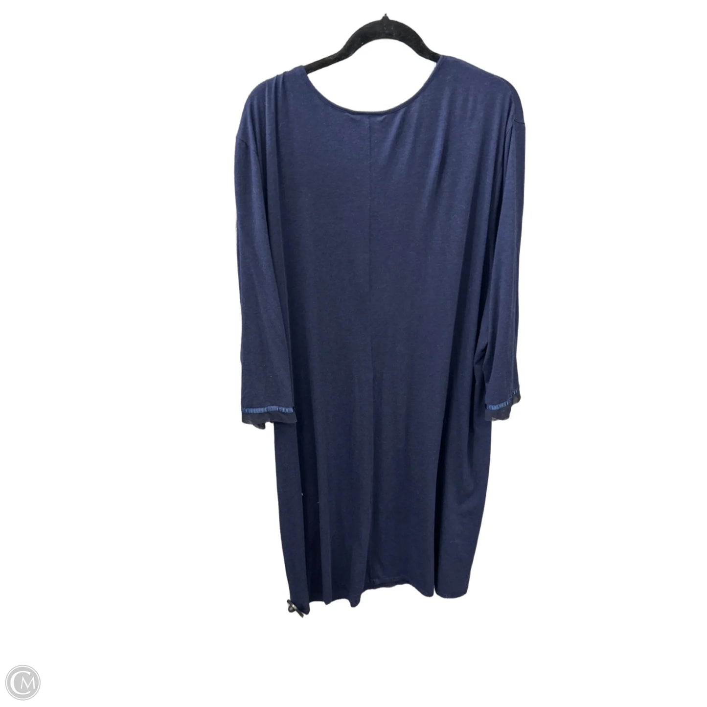 Dress Casual Midi By Clothes Mentor In Navy, Size: 3x