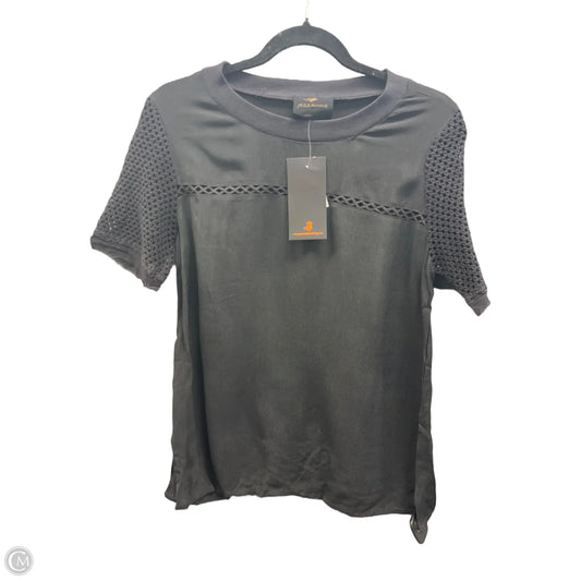 Top Short Sleeve By Clothes Mentor In Black, Size: S