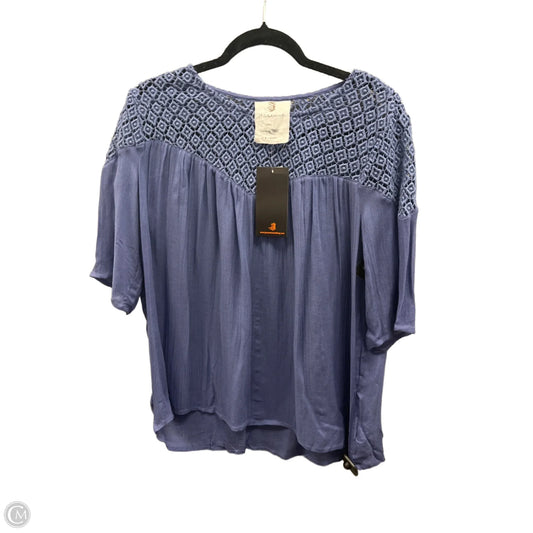 Top Short Sleeve By Clothes Mentor In Blue, Size: S
