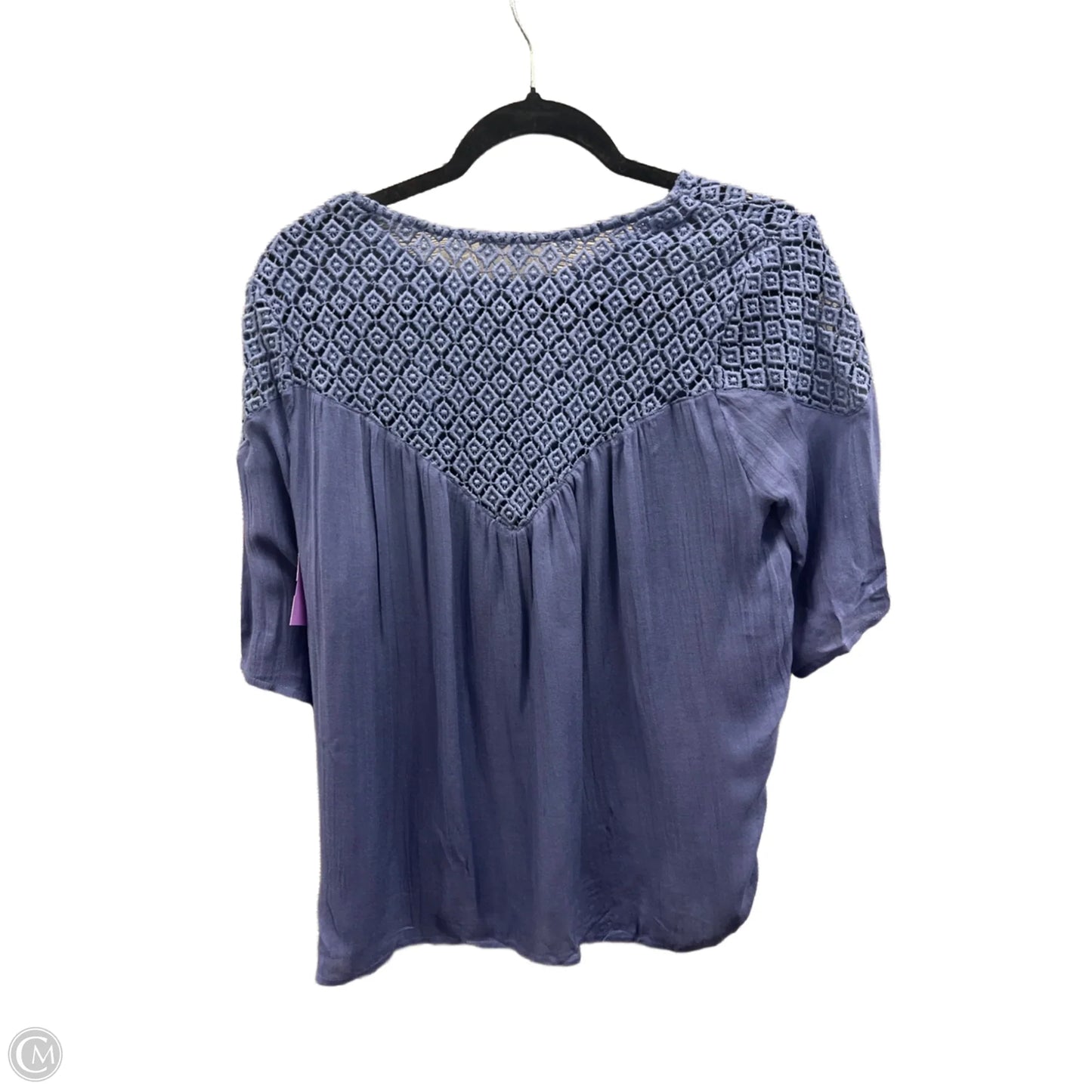 Top Short Sleeve By Clothes Mentor In Blue, Size: S