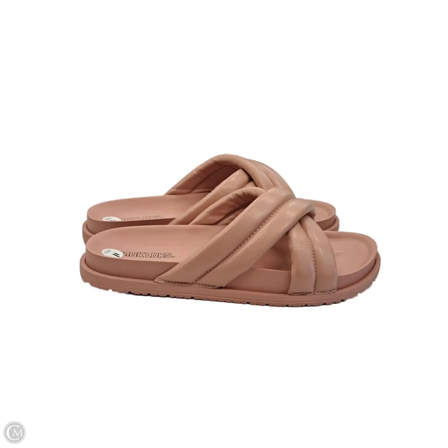 Sandals Flats By Muk Luks In Pink, Size: 11