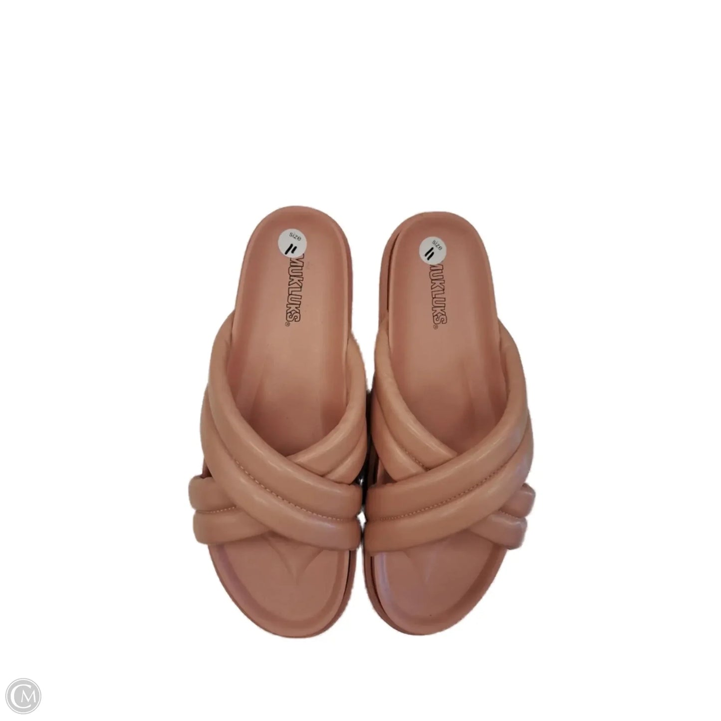 Sandals Flats By Muk Luks In Pink, Size: 11