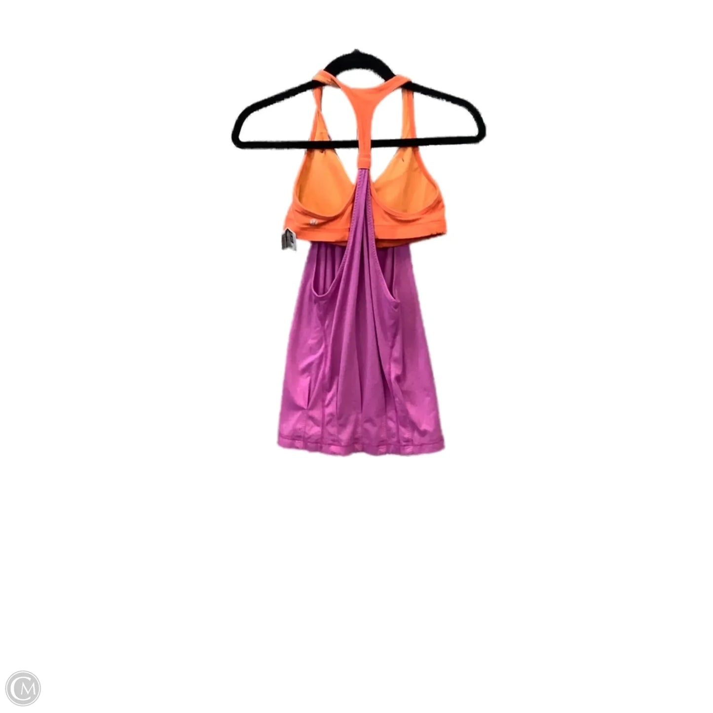 Athletic Tank Top By Lululemon In Orange & Pink, Size: S