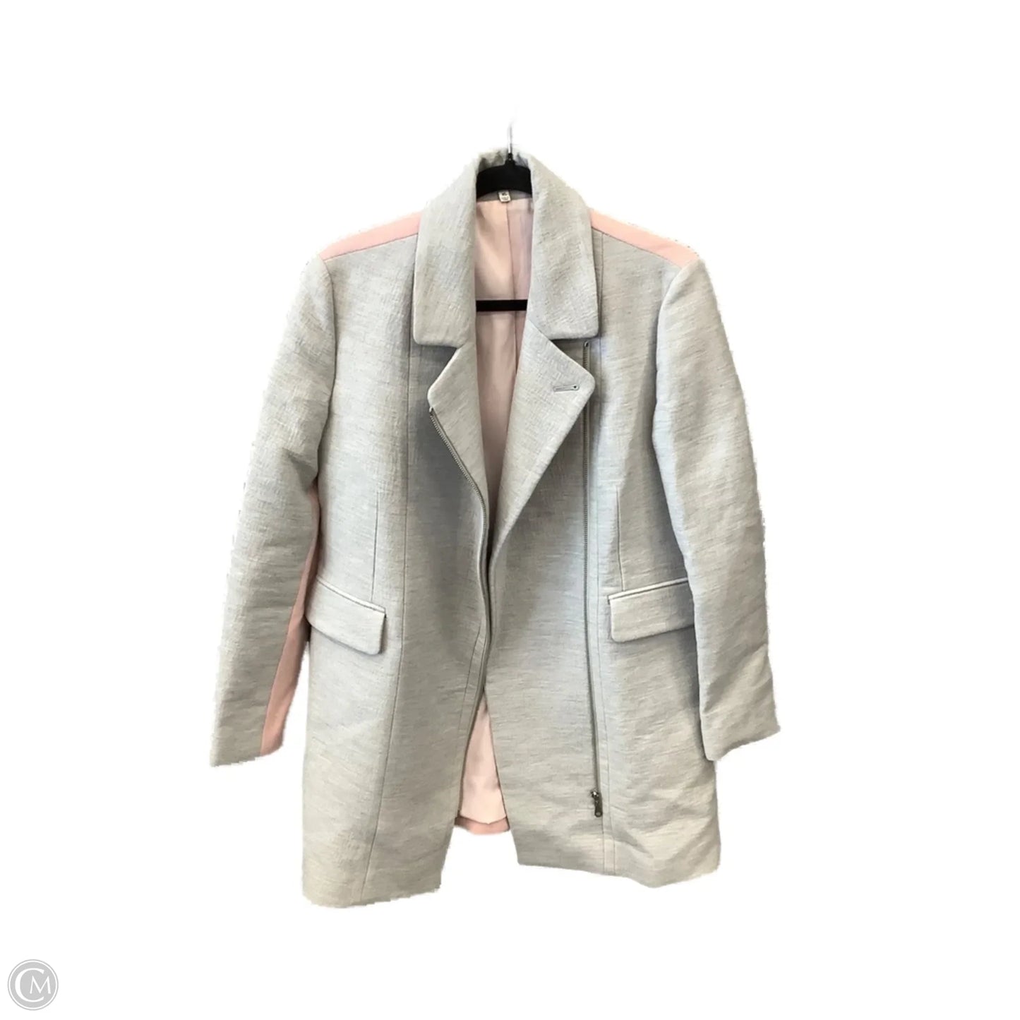 Coat Designer By Rebecca Minkoff In Grey, Size: Xs