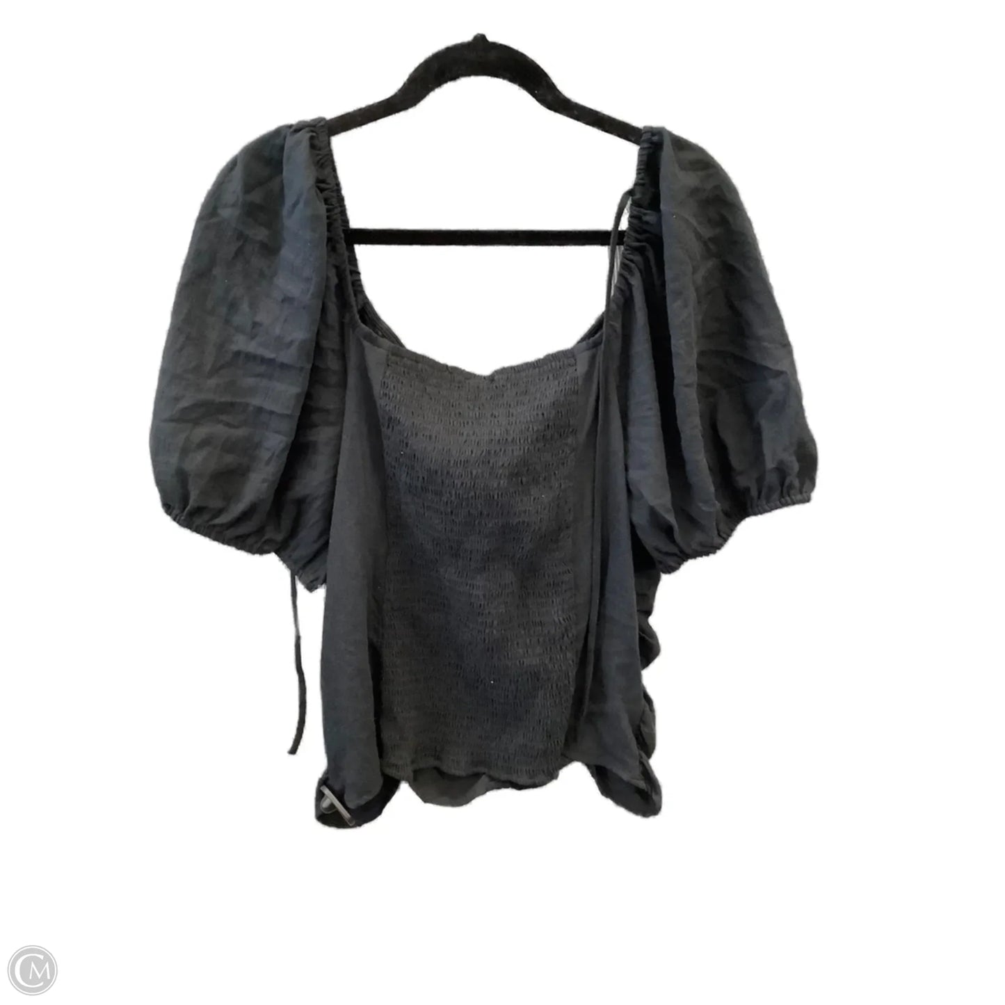 Top Short Sleeve By Ava & Viv In Blue, Size: Xxl